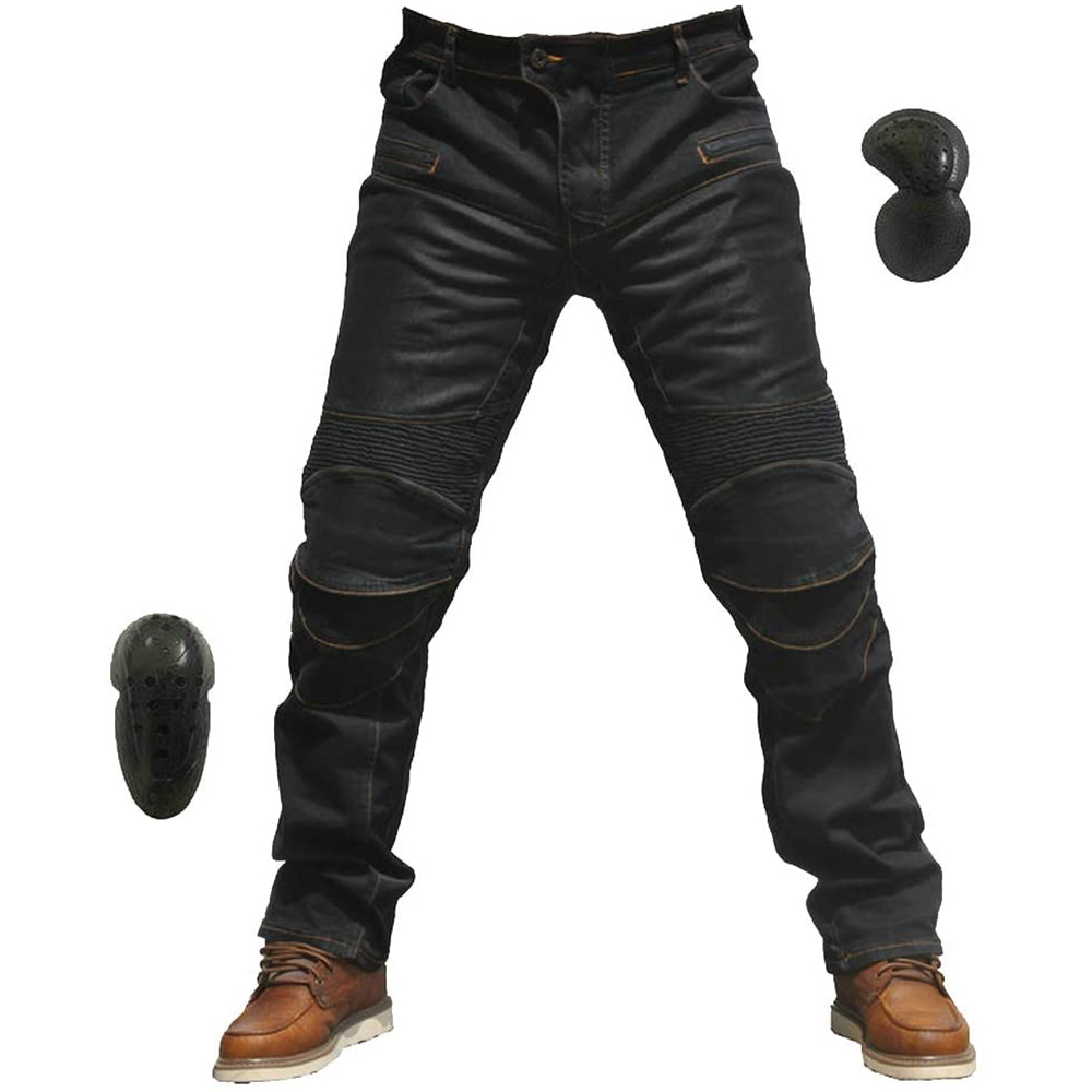 Брюки мужские мотоциклетные защитные, штаны для езды на мотоцикле
