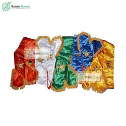 Ordem de Eastern Star OES maçônicos Lodge 5 completo Conjunto Faixa Faixas