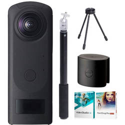 Alta Qualidade THE'TA Z1 360 Graus Da Câmera Digital