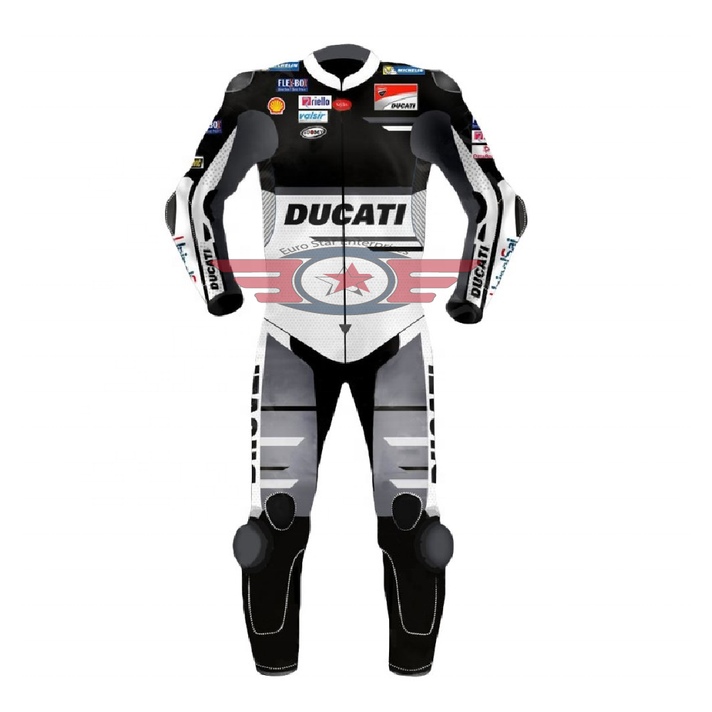 Изготовленный на заказ костюм Андреа довиче 2018, костюм из воловьей кожи Motogp для мужчин