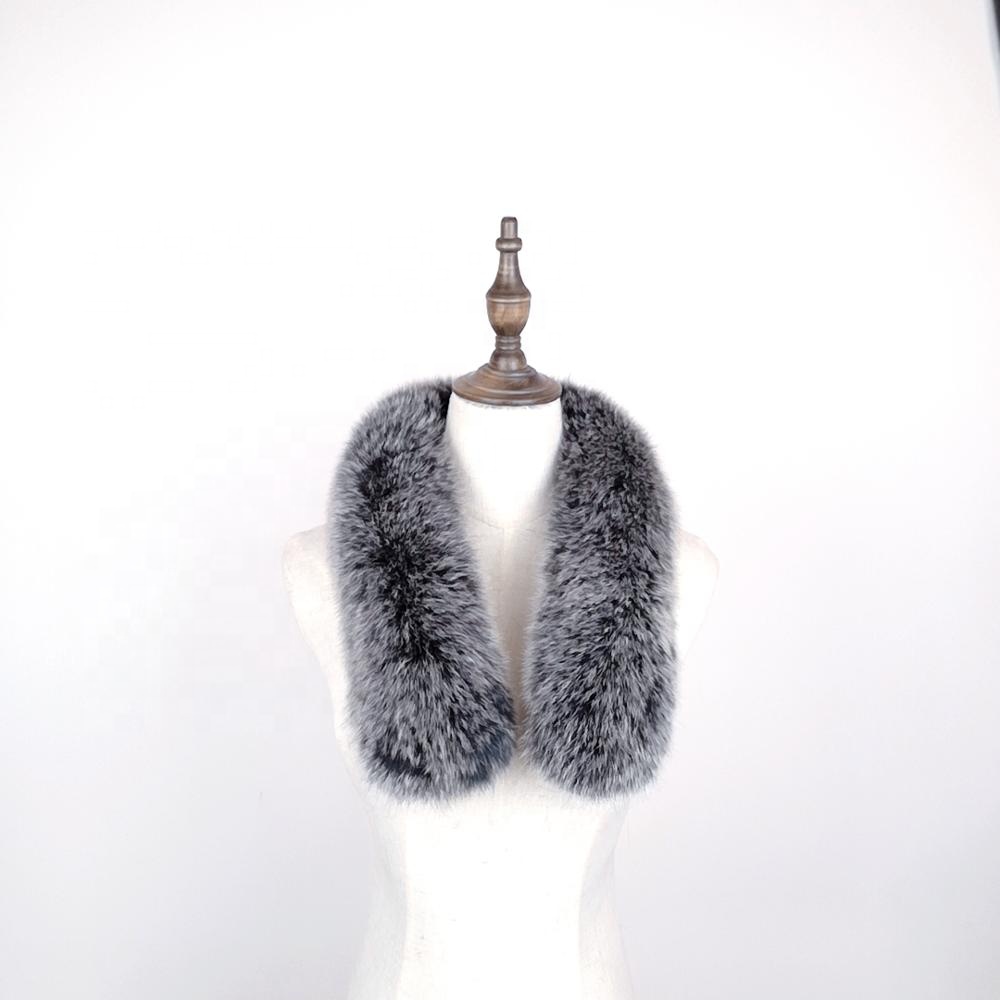 Новые модные дизайнерские женские меховые мужские съемный воротник с меховым воротником из искусственного меха