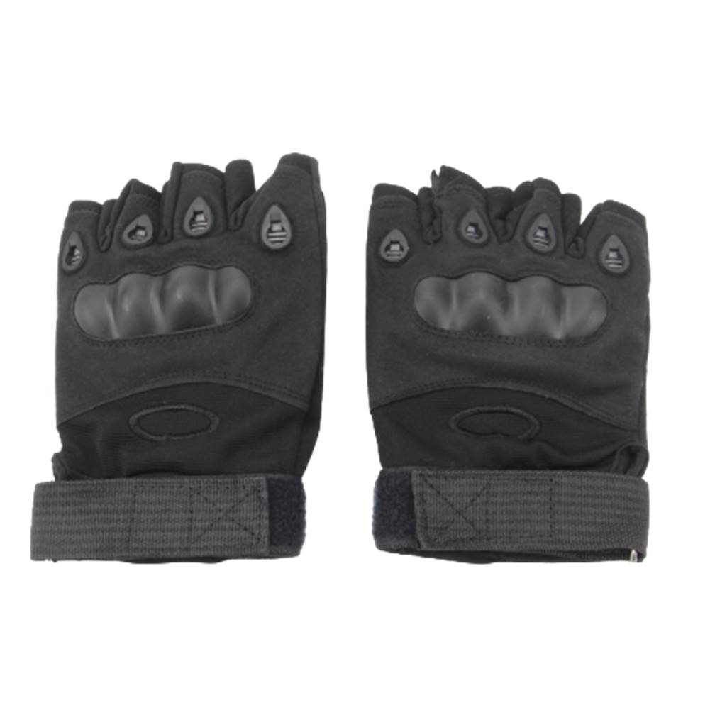 Военные тактические мужские перчатки с открытыми пальцами защита от скалолазания износостойкие Нескользящие простая версия