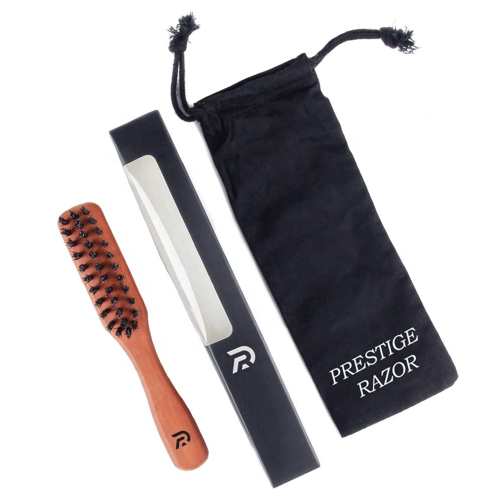 Prestige Razor 1926 | Деревянная щетка для бороды для мужчин, личная гигиена в специальной упаковке | Щетка для бороды для бритья с дорожным чехлом