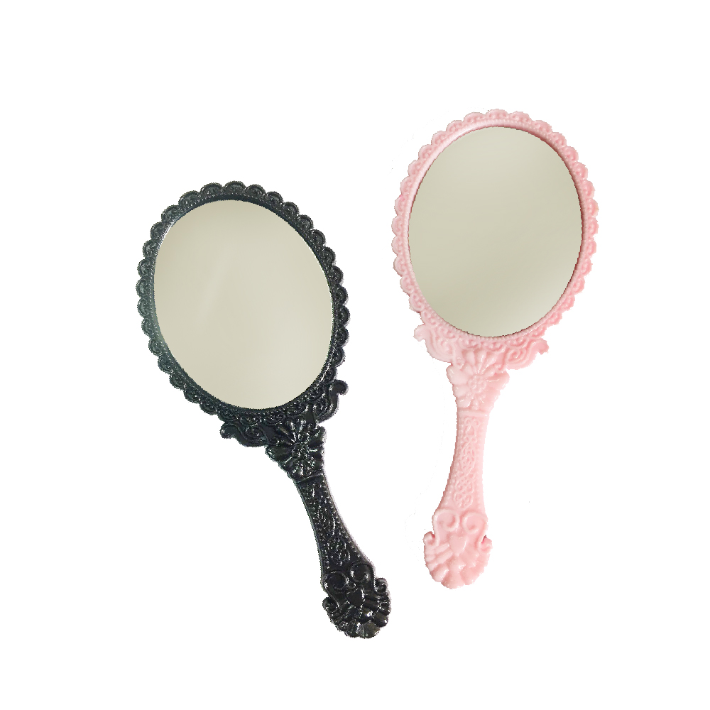 Инструменты для наращивания ресниц JOVISA | Ручное зеркало | Черный и розовый