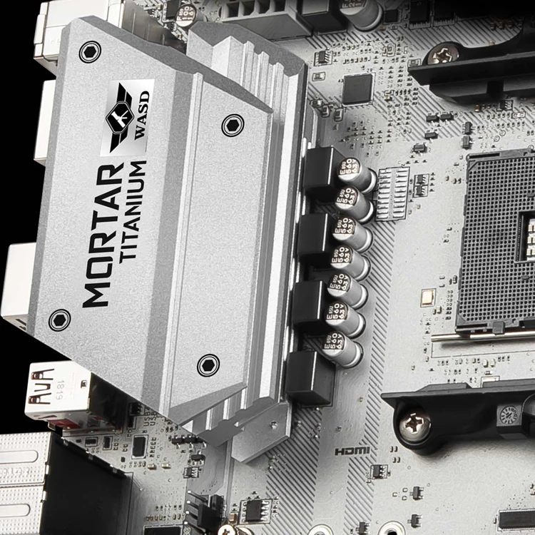 Used MSI B450M MORTAR TITANIUM AM4 MicroATX ゲーミングマザーボード
