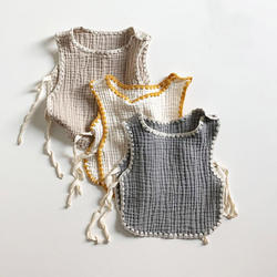 Ivy90248B baba bandana do bebê babadores para bebês algodão Orgânico colete projeto bonito do bebê babadores para bebês de algodão