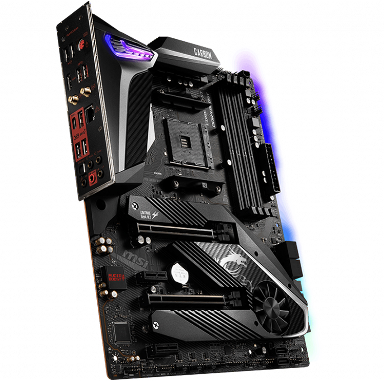 [中古] MSI MPG X570 GAMING PRO CARBON WIFI MSI MPG X570 Gaming Pro Carbon WiFi AMD Motherboard for