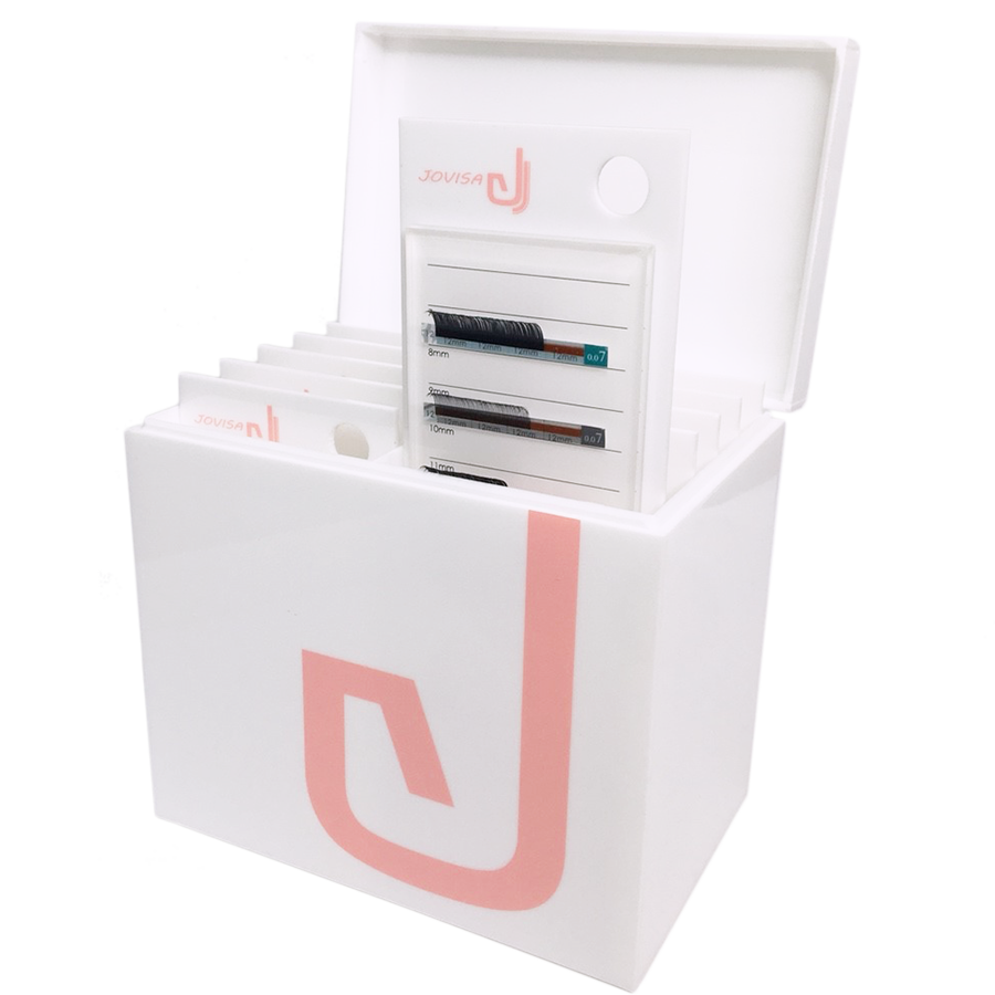 Инструмент для наращивания ресниц JOVISA | 10 ячеек для хранения ресниц