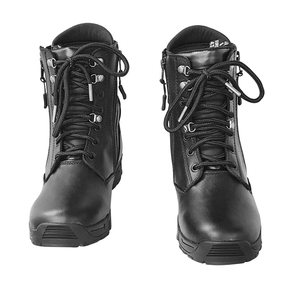 Высокое качество, модные, изготовленные на заказ, полиция, змеиная кожа, водонепроницаемые военные ботинки, тактическая молния