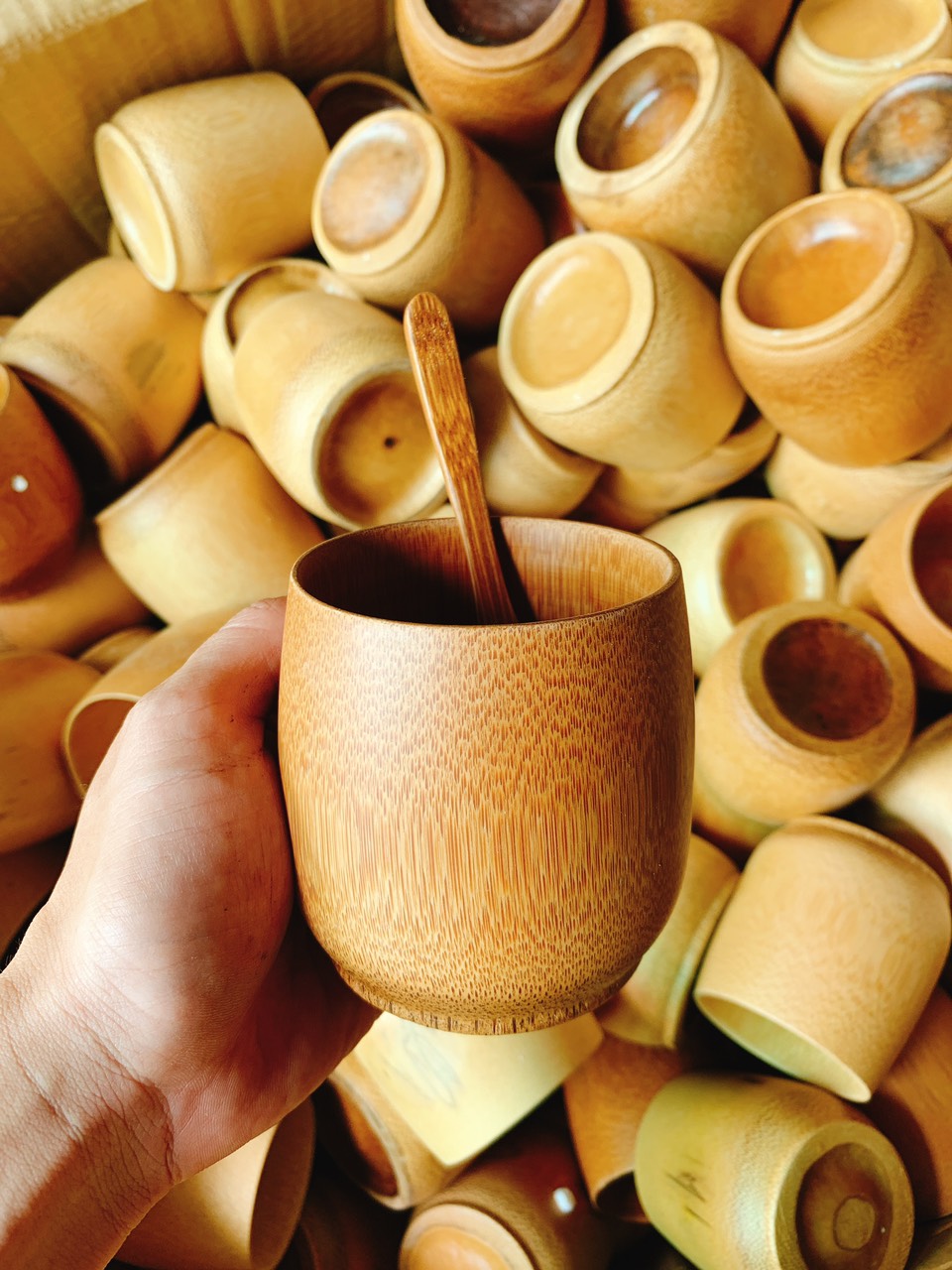 100% NATURAL BAMBOO COFFEE CUP/ BAMBOO MUG IN VIETNAM ( whatsapp +84-948-381-386)