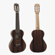 New Aiersi brand java ebony body 6 String Guitarlele ukulele OEM Travel Guitar