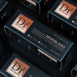 DR.DRAWING SD-1525 Microblading Needle, Disposable Permanent Makeup Eyebrow Blades For Manual Pen Korean Made