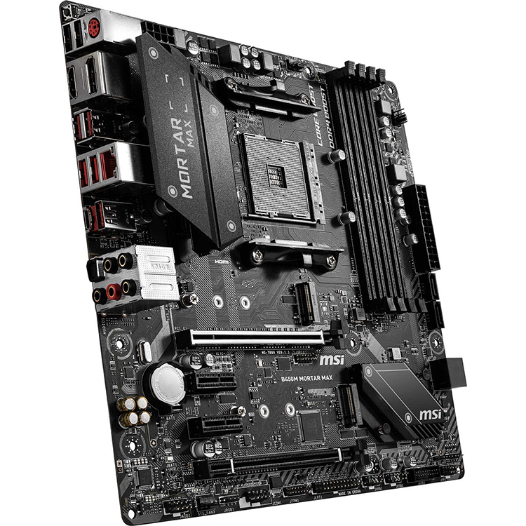 MSI B450M MORTAR MAX / 中古 For MSI B450M MORTAR MAX Motherboard PCI-E3.0 2×M.2 4×SATAIII