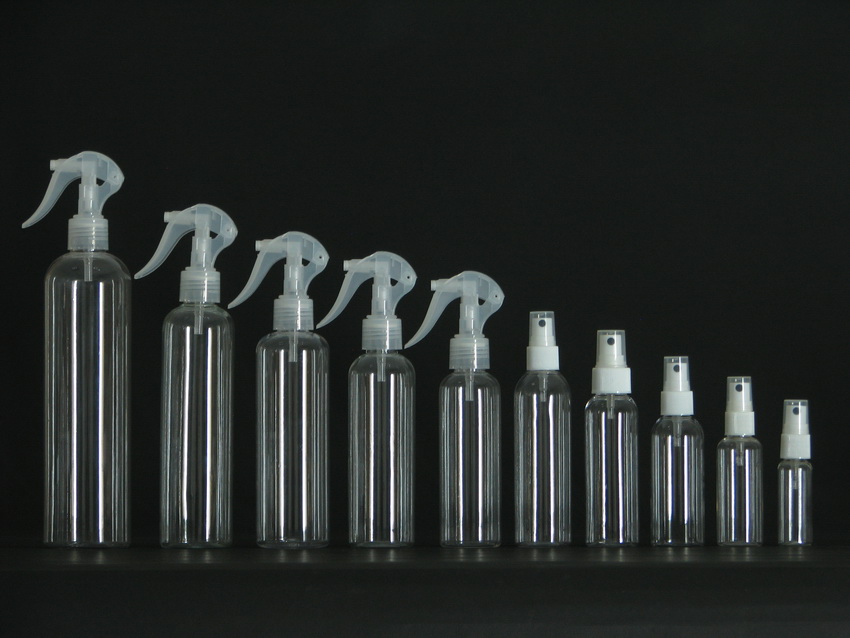 detergent packaging PET plastic sprayer bottles