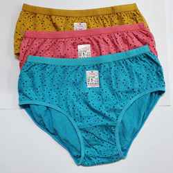 Multi Cor Impressa Senhoras Roupa Interior de Algodão mulheres