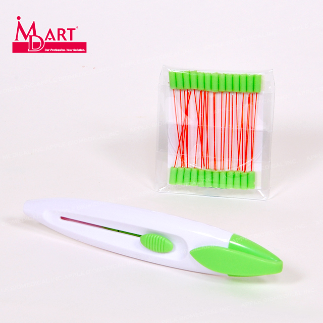 Диабетические тест с мононити комплект включает в себя 25 заправки пакет и выдвижной