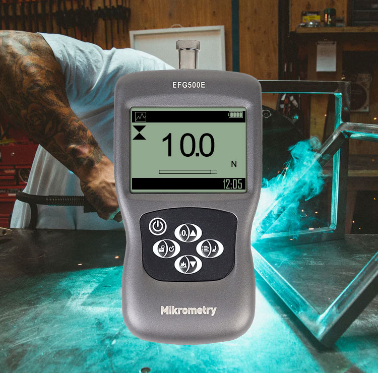 Mikrometry sh-500 Digital Force Gauge 500N Force Test Equipment dynamometer EFGE