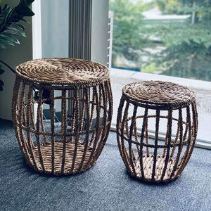 热卖新潮新品水葫芦水草草编桌篮生态生活家居装饰家具