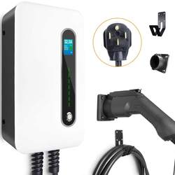 BESENERGY 32 Amp Nível 2 EV Estação De Carregamento Carregador de Veículo Elétrico EVSE 7.68kw