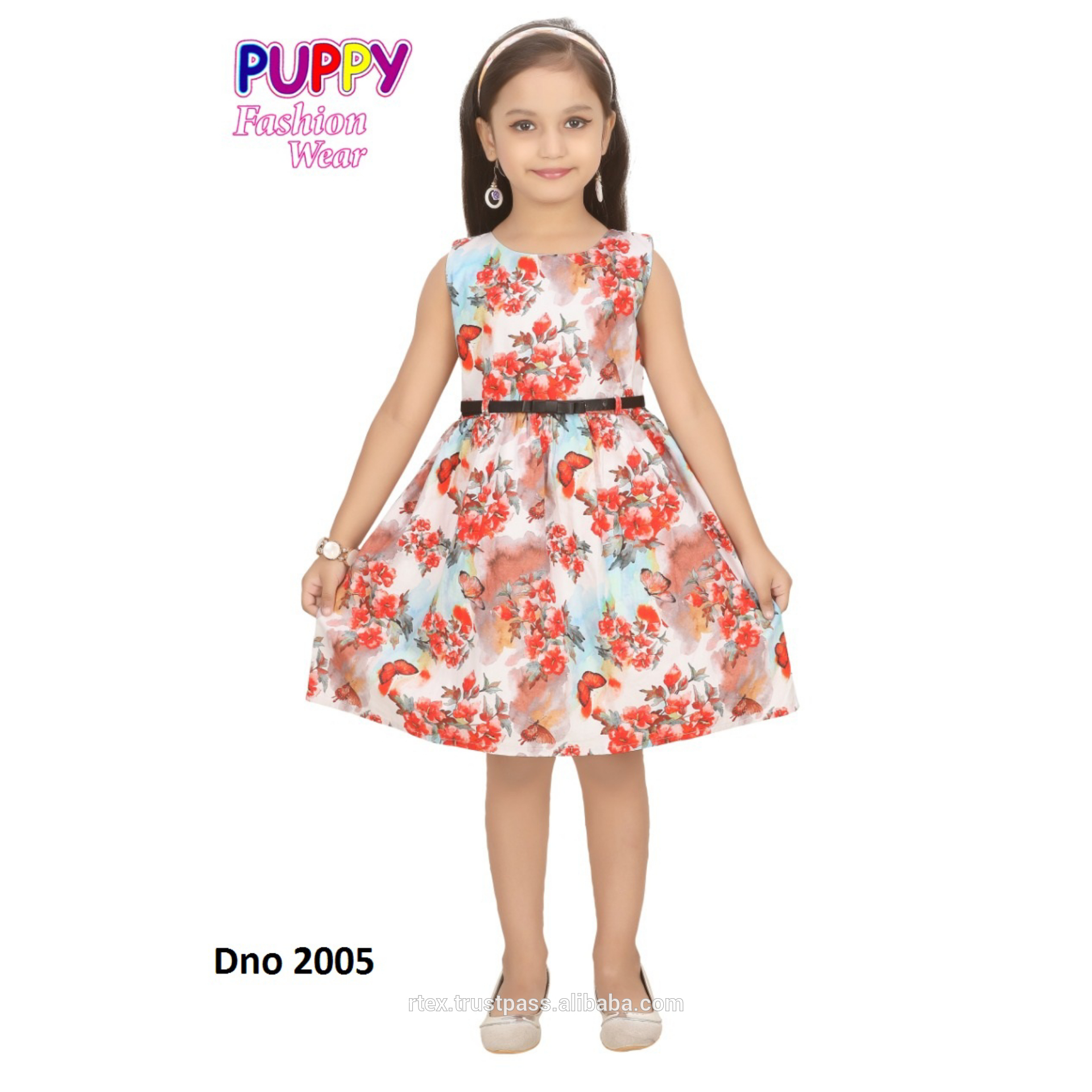 peach colour frock design