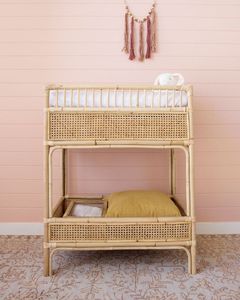 wicker changing table