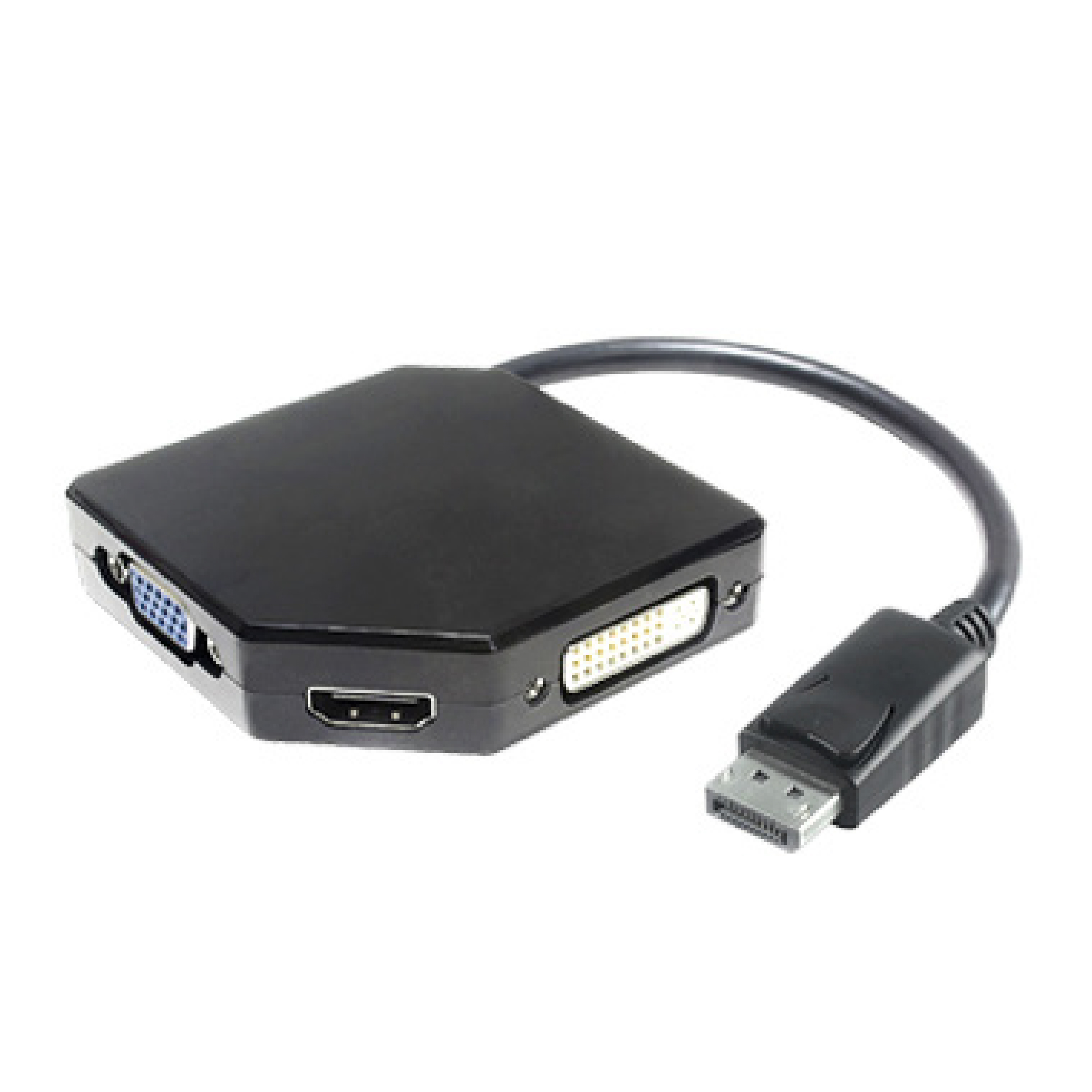 DisplayPort в HDMI + VGA + DVI концентратор 1080P мужчин и женщин адаптер DisplayPort 1,2 мужской вход HDMI 1,4/DVI-I (24 + 5) / VGA Женский