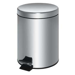 Pedal Bin- Stainless Steel Dust Bin With Paddle