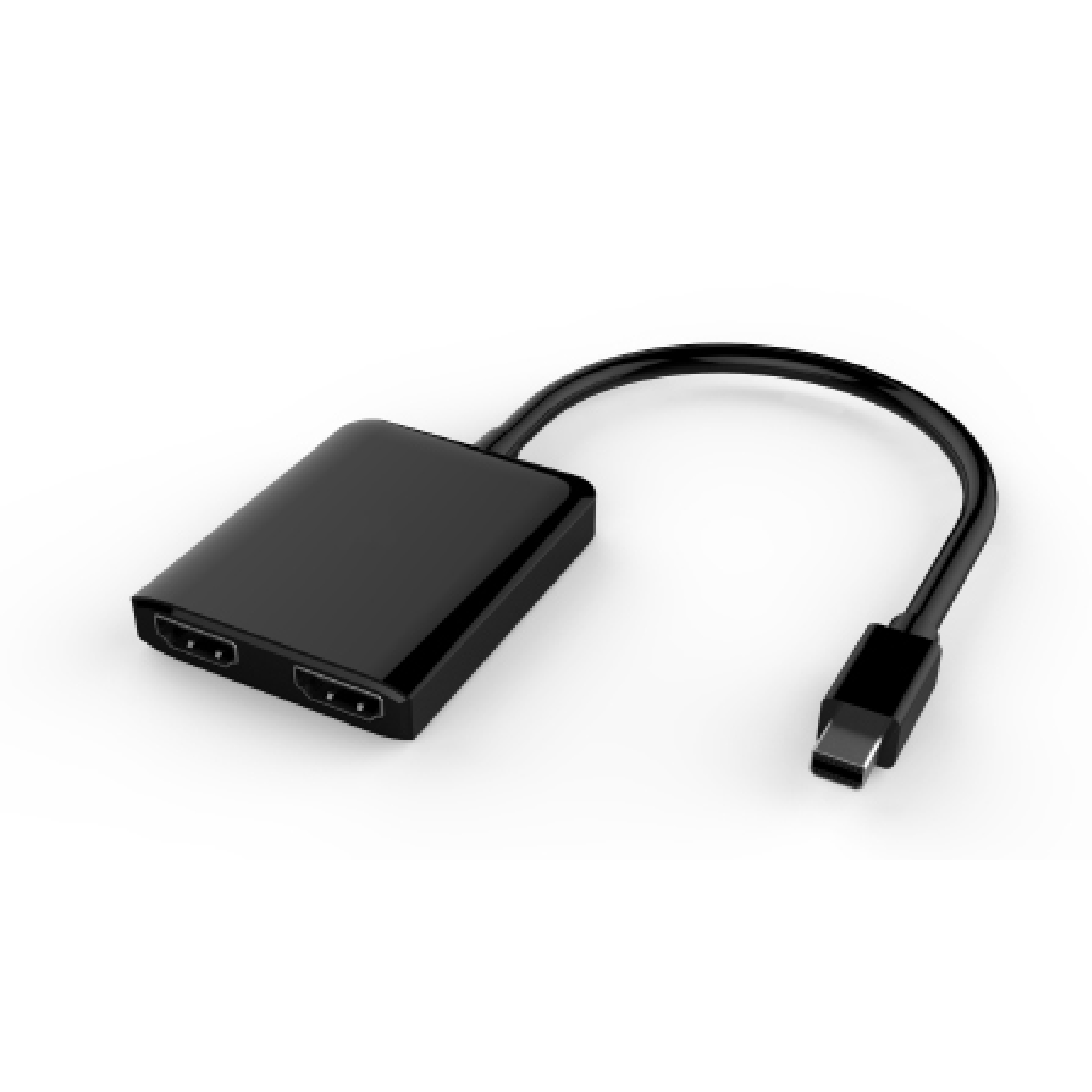 Переходник Mini DisplayPort-Dual HDMI, 4K60Hz, переходник «штырь-гнездо», Mini DisplayPort 1,2 «штырь HDMI «гнездо»