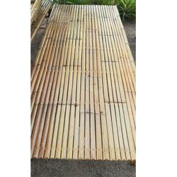 Carbonized Bamboo Flat Plank Slats Wall Fence Tiki Bar Roof