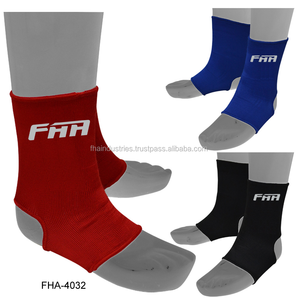 Elastic Ankle Supporter Ankle Guard Brace for Sports MMA MuayThai SZ XTRA LARGE
