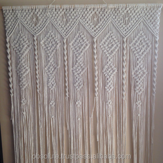 Cortinas de janela de porta branca