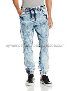 acid wash jogger jeans