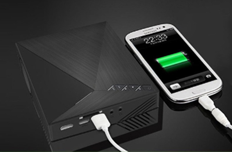 M60 hd 1080 p micro led projector home portable mini projector with black