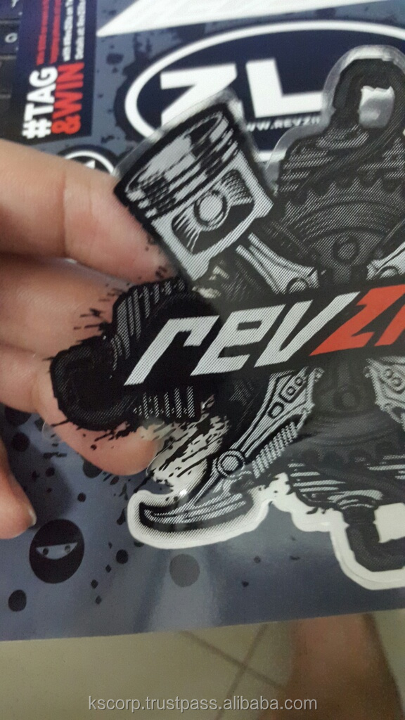 KS-67 Custom Half tone Funny SCREEN PRINTING VINYL STICKERS 2016