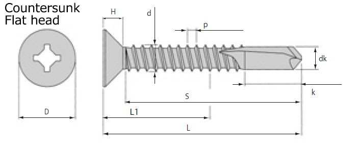 house construction building floor concrete self drill screw for the best useful