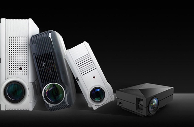 M60 hd 1080 p micro led projector home portable mini projector with black