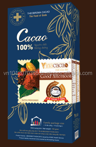 Vietnam 100% Natural Cacao Powder 150Gr FMCG products Wholesale