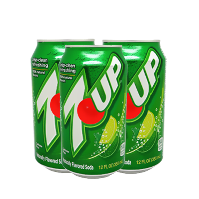 Wholesale 7UP soft drink can 330 ml