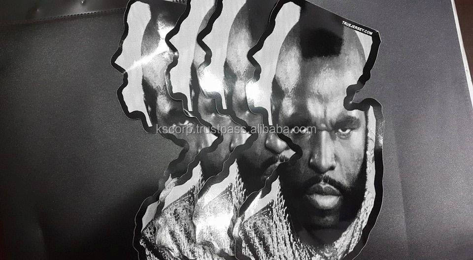 KS-67 Custom Half tone Funny SCREEN PRINTING VINYL STICKERS 2016