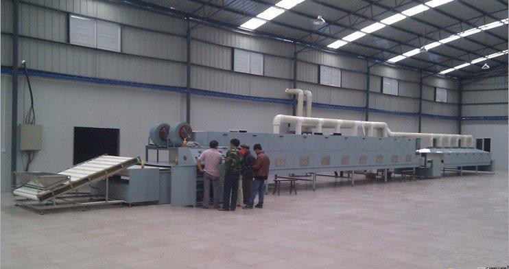 Hot sale tunnel microwave oven Industrial HM20kw tunnel drying oven microwave drying