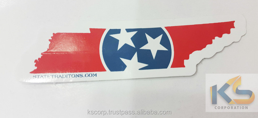 KS-67 Customise High Quality PVC Vinyl UV Laminated full color printed Label stickers