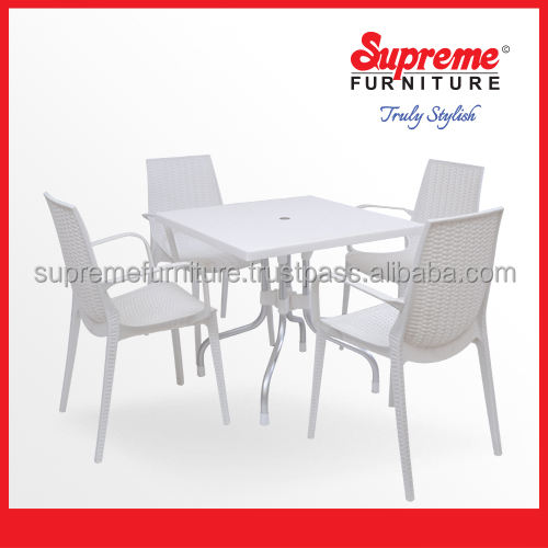 supreme plastic dining set