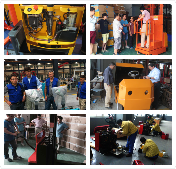 Wide view mast 4 wheel Drive Rough terrain forklift