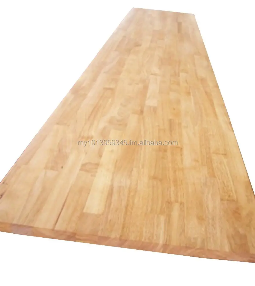 Rubber Wood Butt Finger Joint Laminated Board Panel Worktop