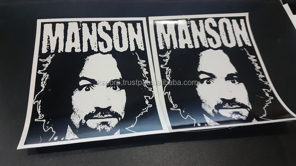 KS-67 Custom Half tone Funny SCREEN PRINTING VINYL STICKERS 2016