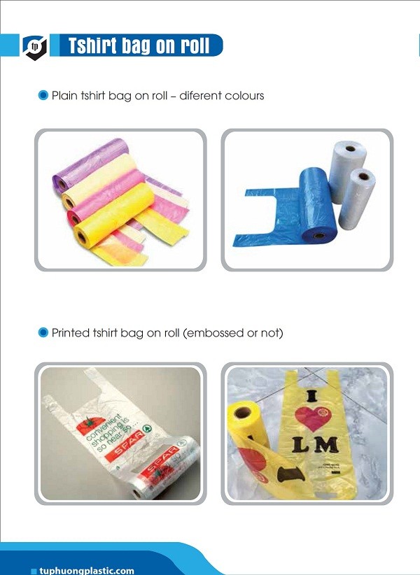 CHEAP PRICE T-SHIRT BAG ON ROLL