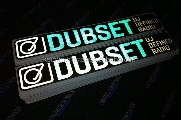 Custom Reflective vinyl stickers Night Reflective Sticker Printing