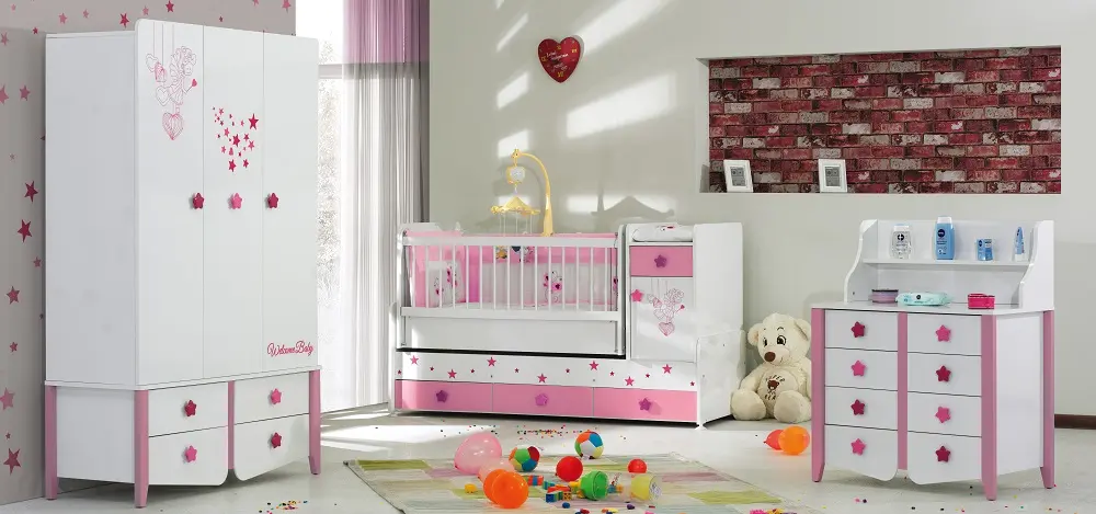 T 9336 Fairy Baby Room Cradle Wardrobe Dresser Buy Baby