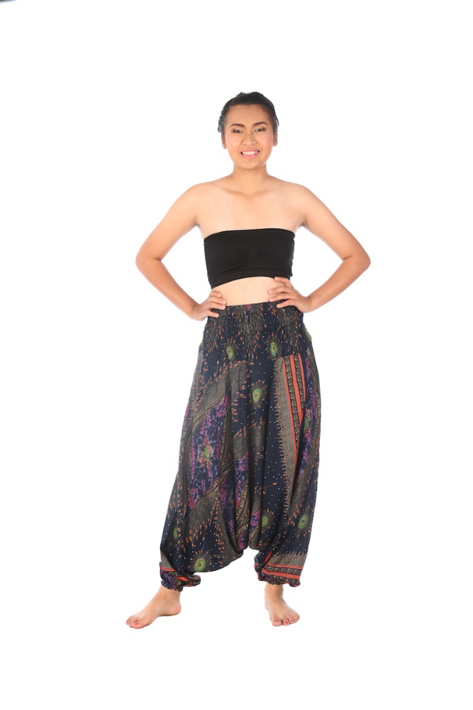 bohemian loose fit jumpsuit