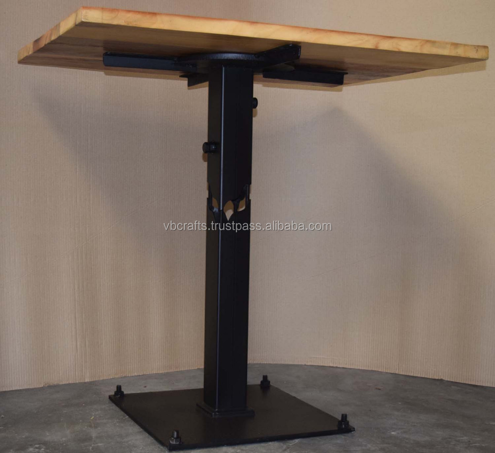 Современный городской коммерческий стол Лофт из переработанной древесины